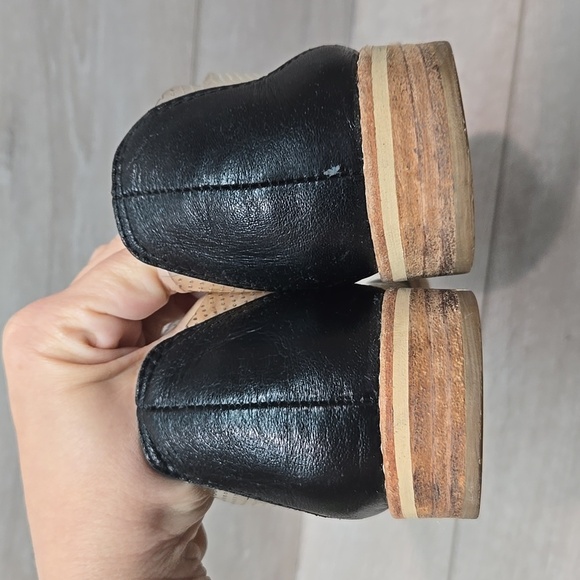 All Black Women Black &Transparen Loafer Slip On Shoes Sz 39/8.5 - Picture 6 of 14